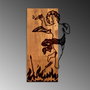 Wallity Fallen Eros Escultura de Pared en Madera y Metal